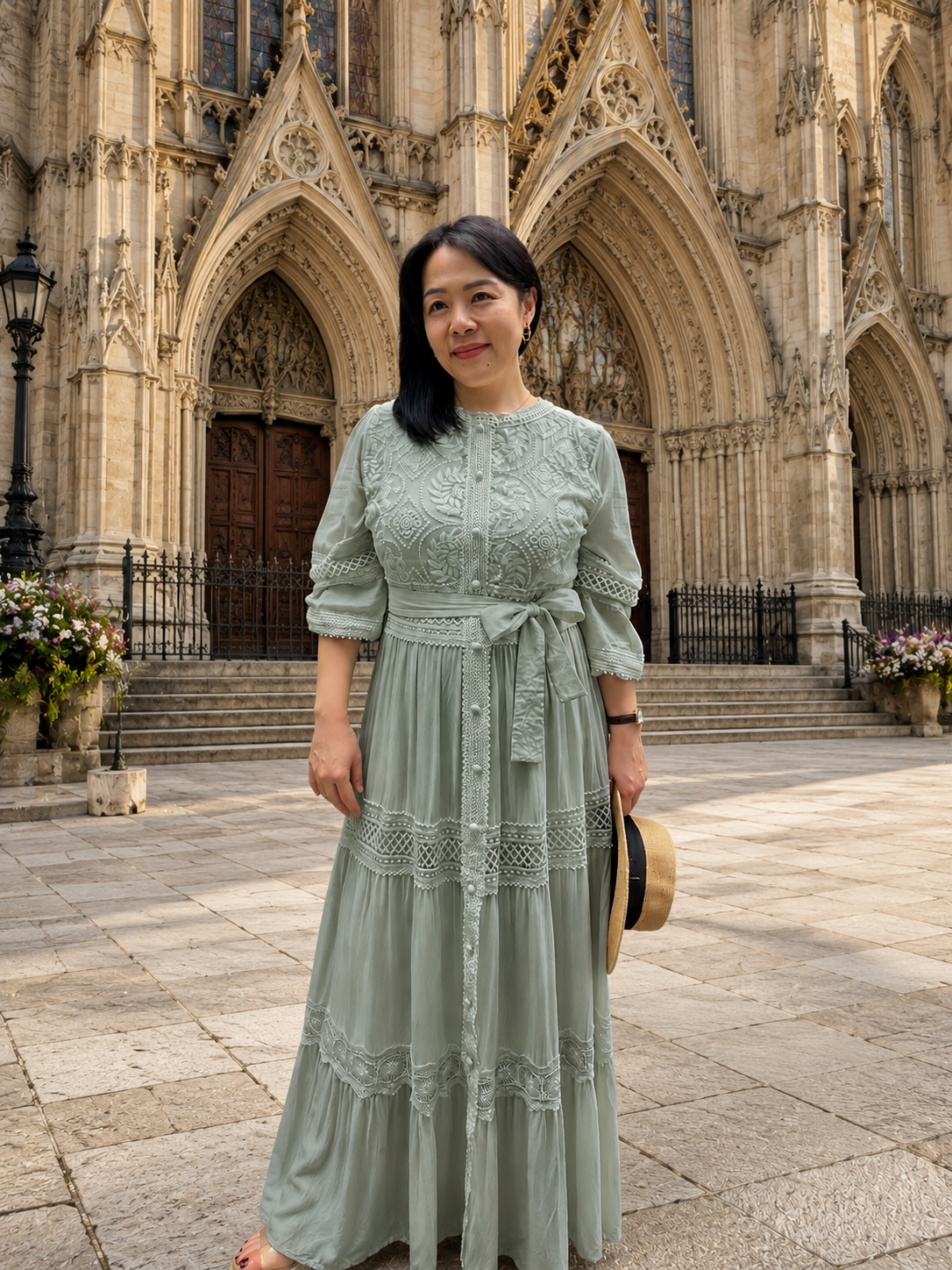 Florence Vintage Bohemian Maxi Dress