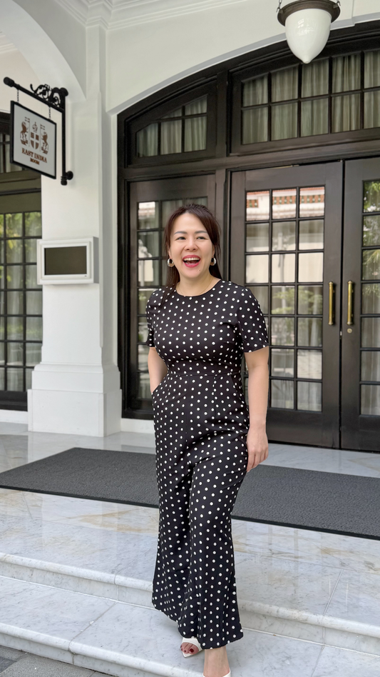 Monroe Polka Jumpsuit