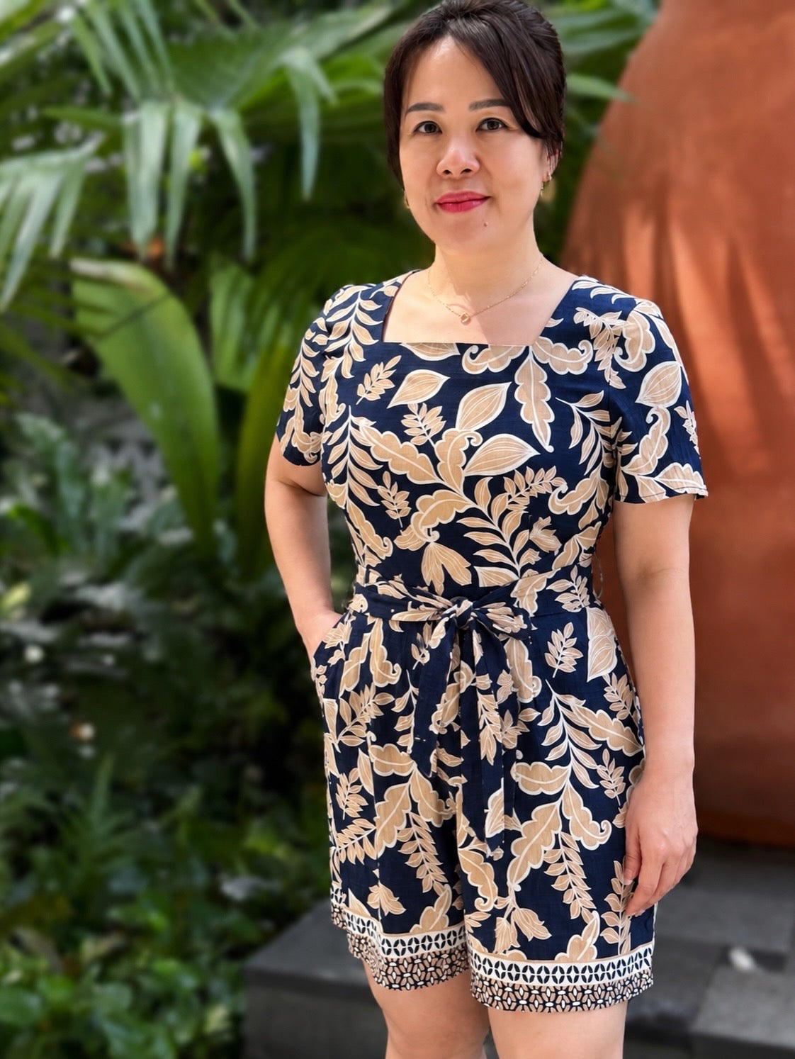 Rafflesia Batik Romper