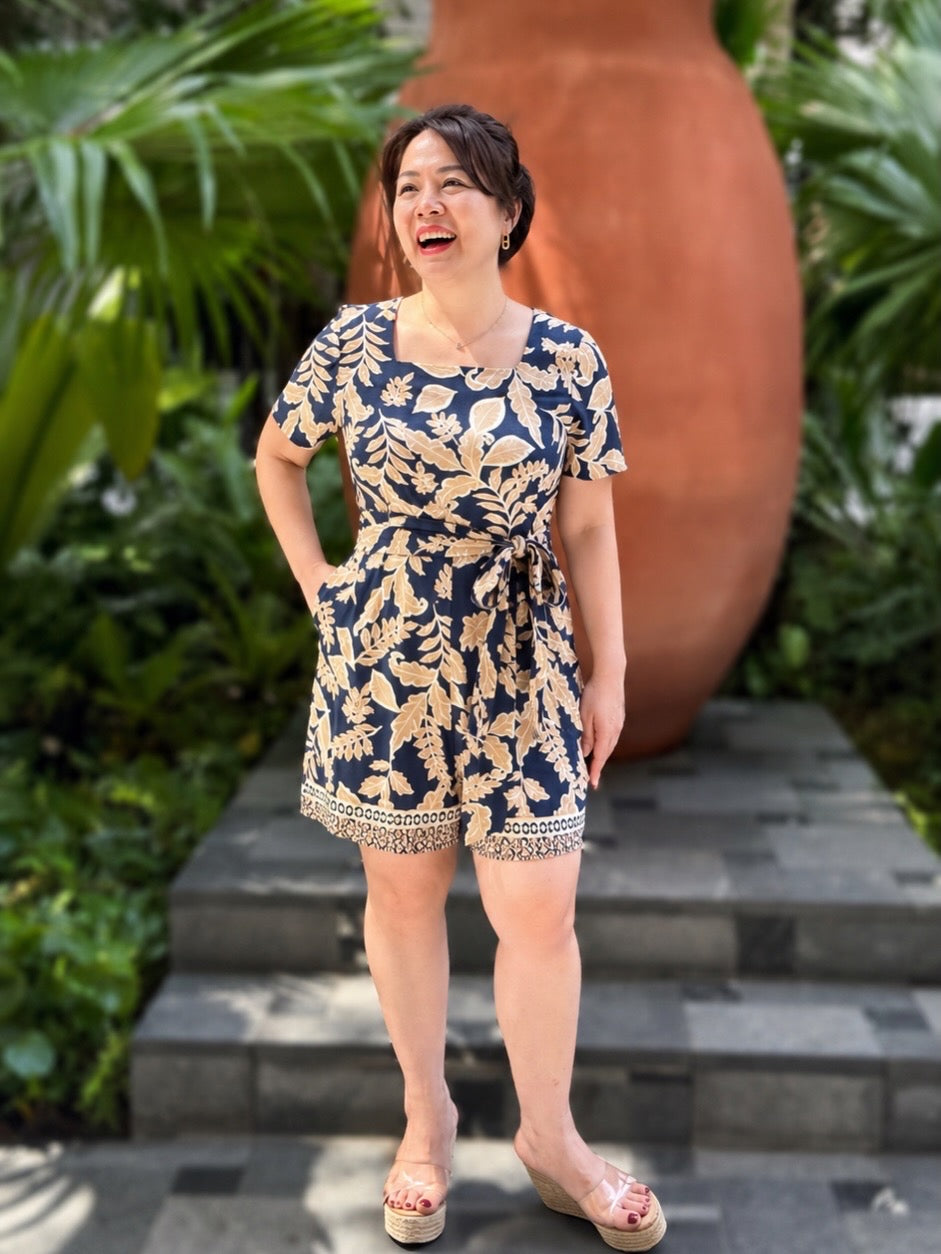 Rafflesia Batik Romper