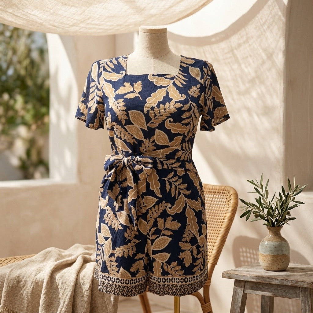 Rafflesia Batik Romper
